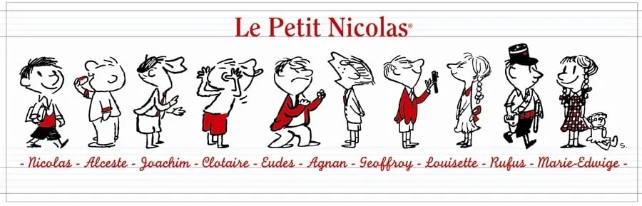 Le Petit Nicolas, French cartoons and books that teach a child's everyday vocabulary