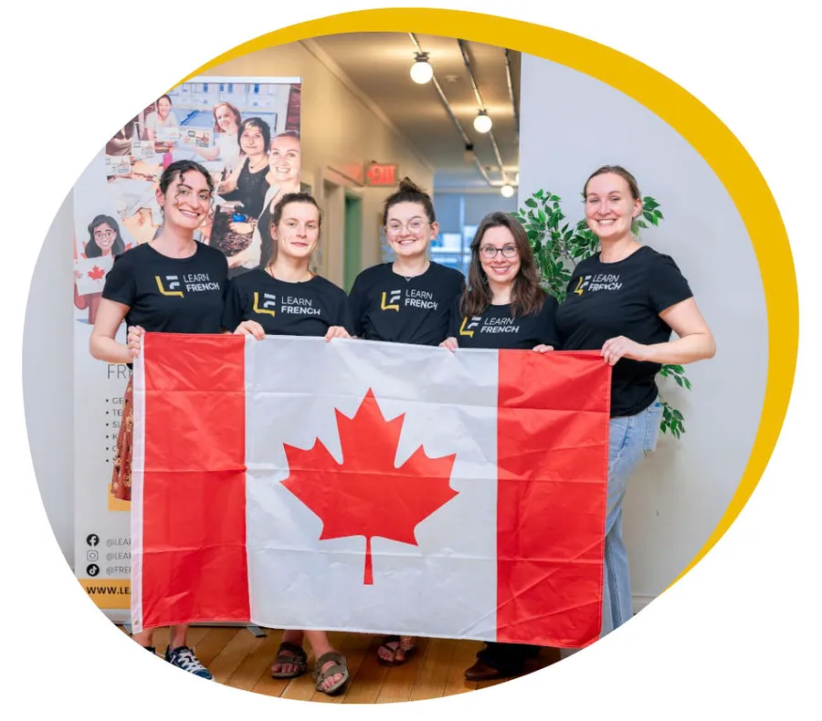 The Learn French in Vancouver team, the people behind the preparation