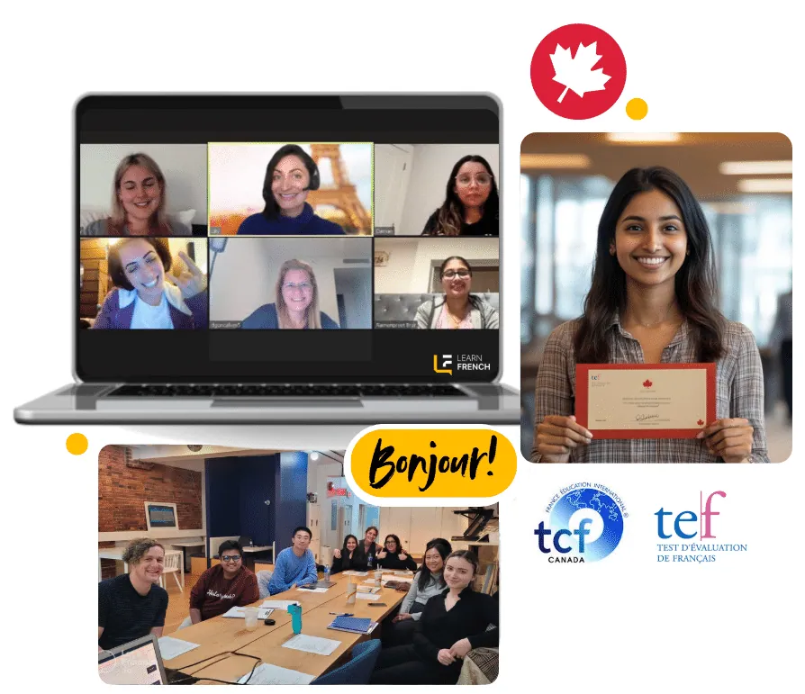 TEF and TCF preparation course - online and in-person French classes in Canada