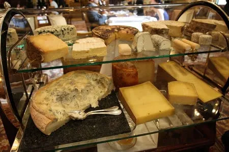 Le Cinq Paris, the legendary cheese cart at the three-Michelin-star restaurant
