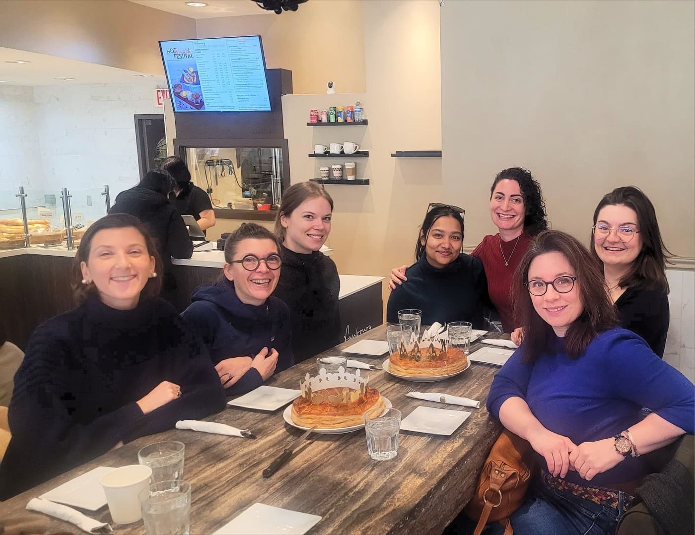 Galette des Rois celebration with our French teachers, photo 1