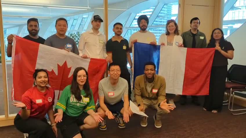 Our free French class at Surrey City Centre Library