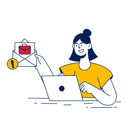 Professional learning French on a laptop for career growth