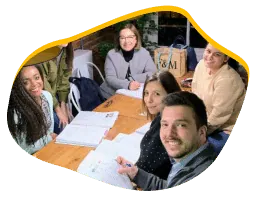 Level 2 French group course students