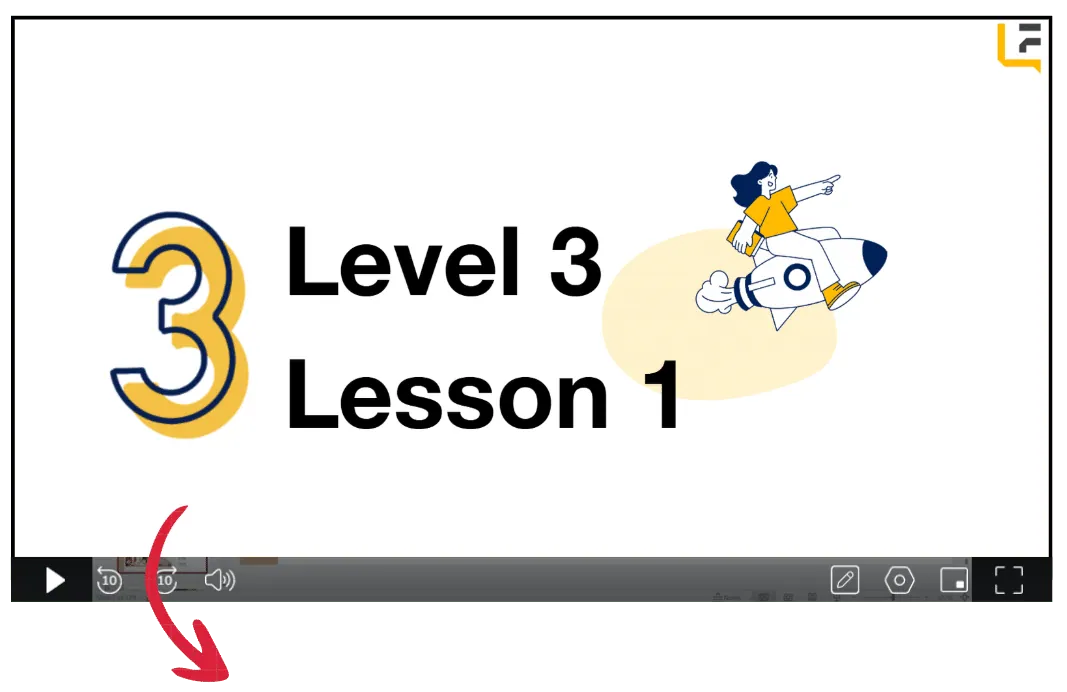 Level 3 French course, Lesson 1 preview