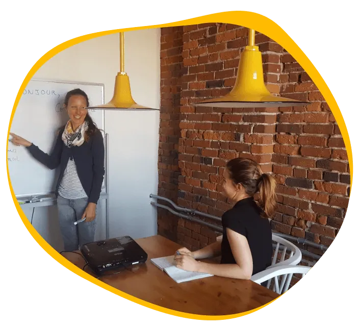 One-on-one private French class with a native teacher